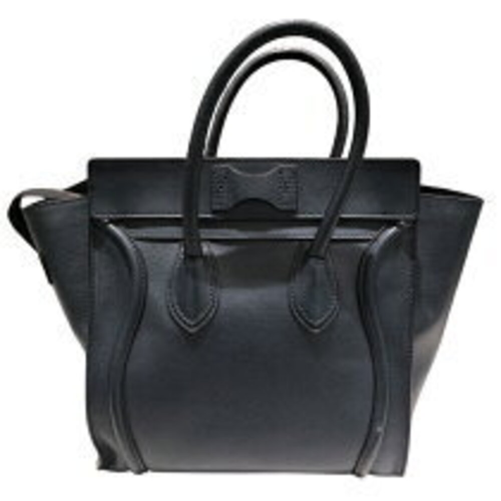 Celine Navy Luggage Blue Shopper
